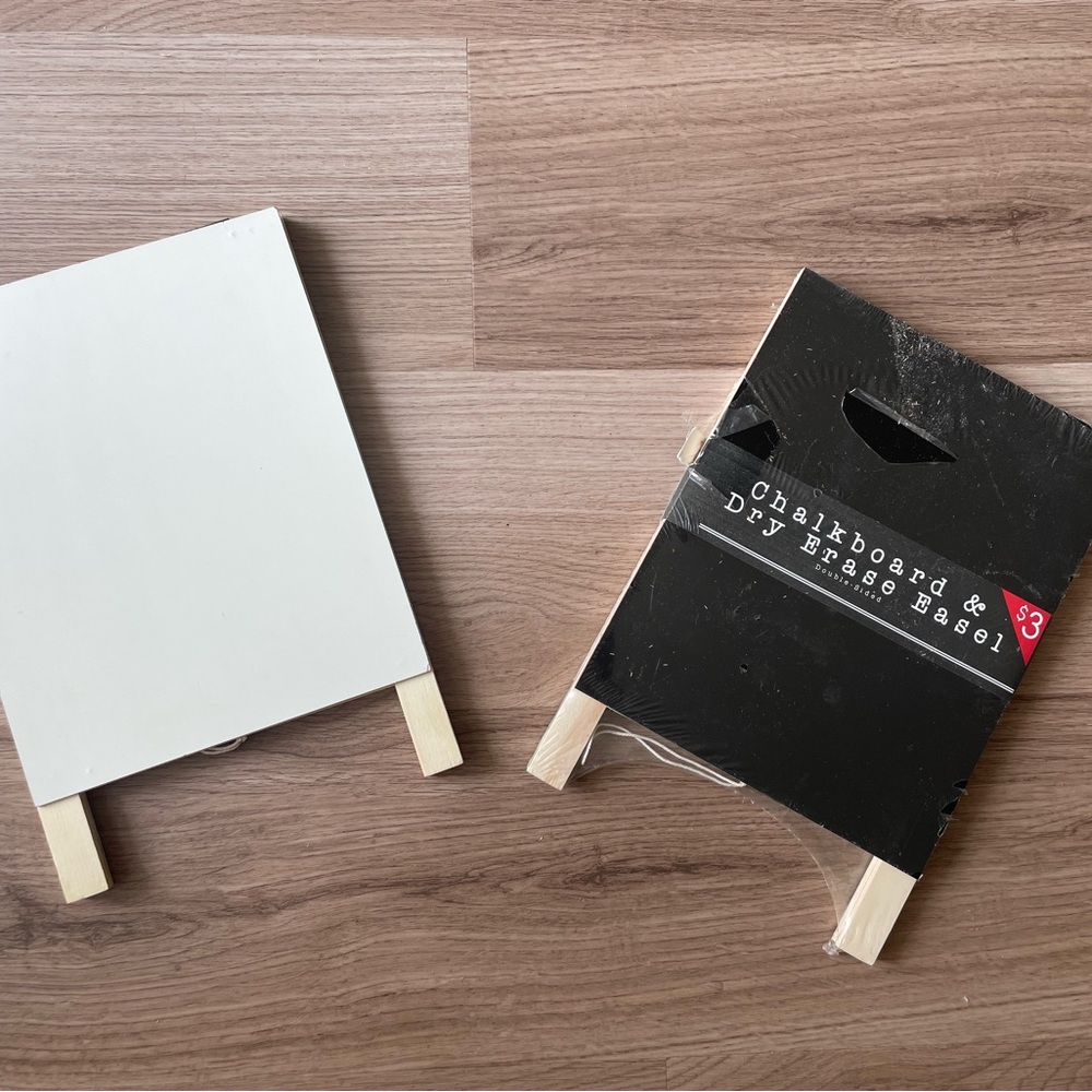 Chalkboard & Dry Erase Easel, Count of 2